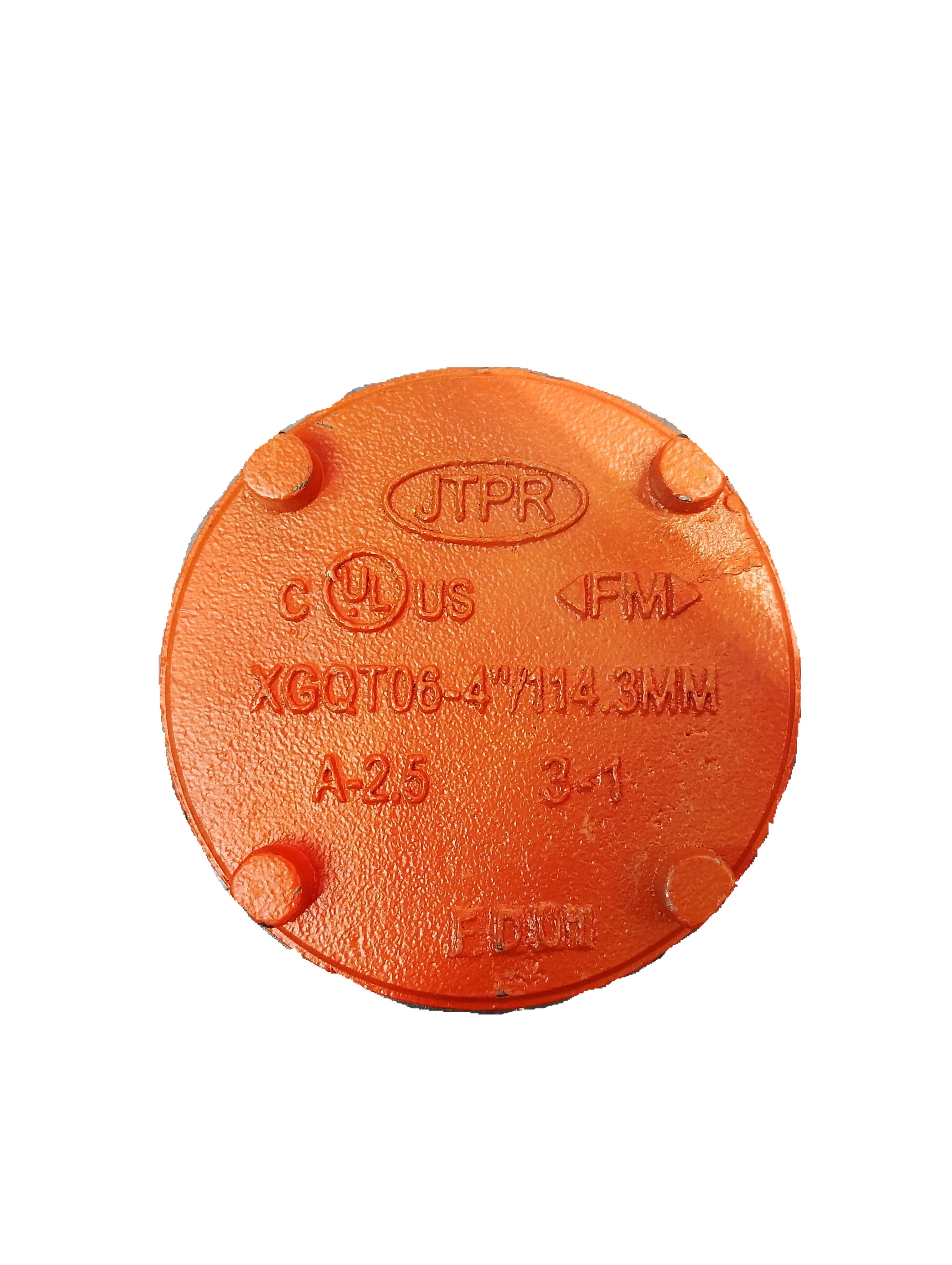 TAPON RANURADO DE 4"